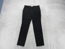 MICHAEL Michael Kors Dress Pants Womens 4 Black Slim Straight Stretch Twill Work