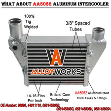 Front Intercooler fit Audi A4 A4 Quattro 97-01 Volkswagen Passat 98-00 L4 1.8L