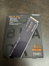 WD_BLACK SN850X 8TB NVMe SSD Gen4 7200MB/s High-Speed Storage New/Sealed