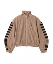 adidas Originals Checkered All Over Print Track Jacket Retro Classic Women Size