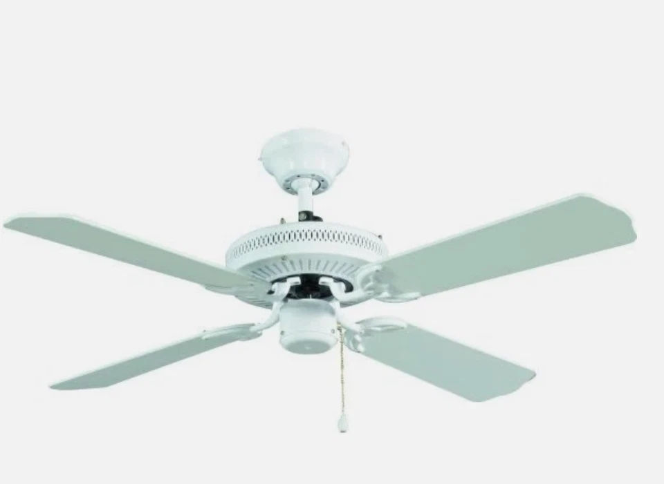 Seasons 42” Ceiling Fan 4 Blades White #269061 - Image 2 of 3