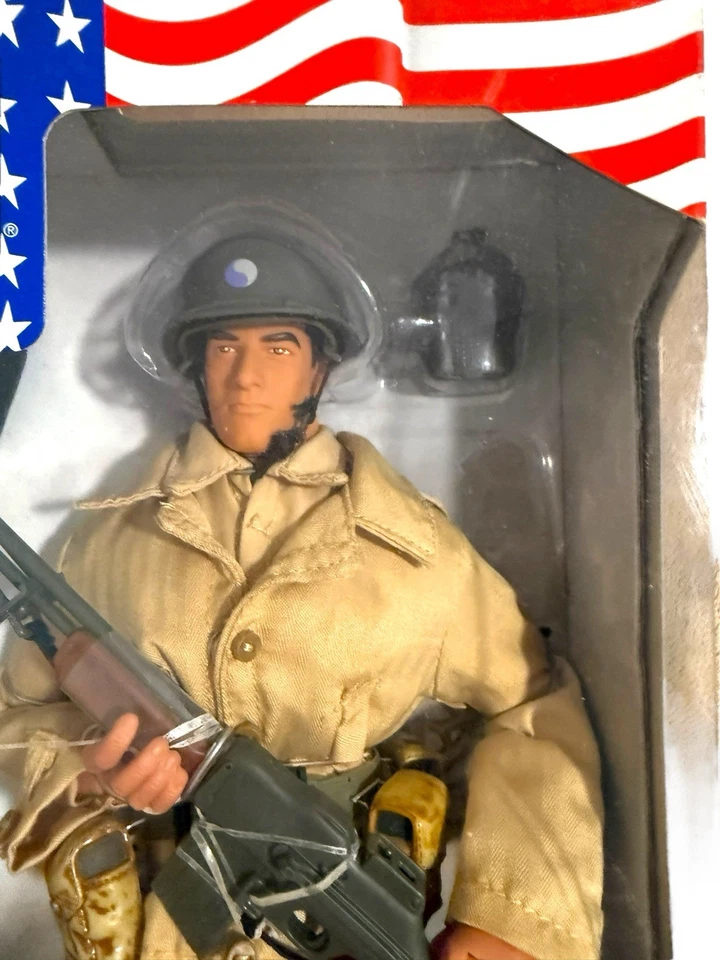 G.I. Figura de acción Joe Omaha Beach Ejército Infantería Nuevo Sellado Hasbro 2001 Foto 2 de 4