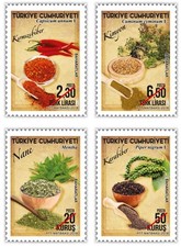 Türkei 2018 Turkey- Thema Gewürze / Baharatlar, Mi.:4422-25 ** MNH Postfrisch
