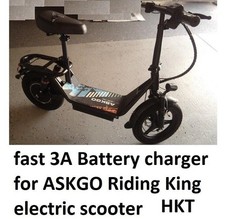   ac adapter fast 3A battery charger for ASKGO Riding King electric scooter HKT