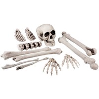 Skelettteile Totenkopf Und Knochen 12-Tlg Skelett Halloween Halloweendeko