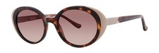 Kensie Oval-It Sunglasses Sun Glasses Dark Tortoise Polarized Authentic New 52