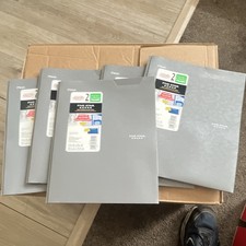 Mead Five Star 2-Pocket Folder Lot of 4, Gray, Letter Size, School