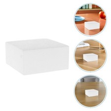20 Pcs White Cake Dummies Polystyrene Foam Square Model DIY Modelling