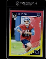 2018 Donruss Optic Red and Yellow #132 Luke Falk RC