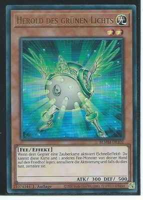 YU GI OH HEROLD DES GRÜNEN LICHTS  BLMM-DE102 ULTRA RARE 1.AUFLAGE