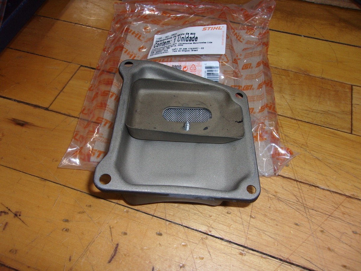 Stihl MS660 Dual Port Muffler Cover OEM MS 660 066 650 1122-140