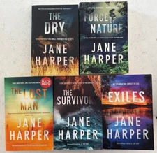 Lost Man, Dry, Force of Nature, Exiles, Survivors by Jane Harper Large Paperback