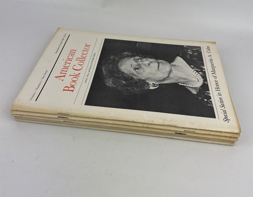 Vtg Lot 5 American Book Collector 1980 Volume 1 Numbers 1, 2, 3, 4, 5 Magazines - Picture 8 of 9