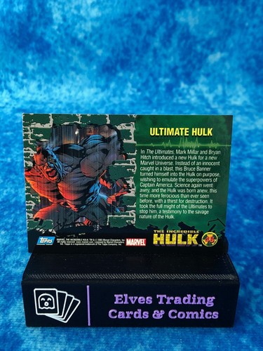 The Incredible Hulk SINGLE Non-Sport Trading card by Topps 2003 MARVEL - Picture 100 of 148