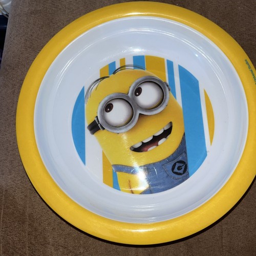 2 Teiliges Kinder Ess Geschirr Set Minions bestehend aus Teller / Müslischlüssel - Bild 2 von 4