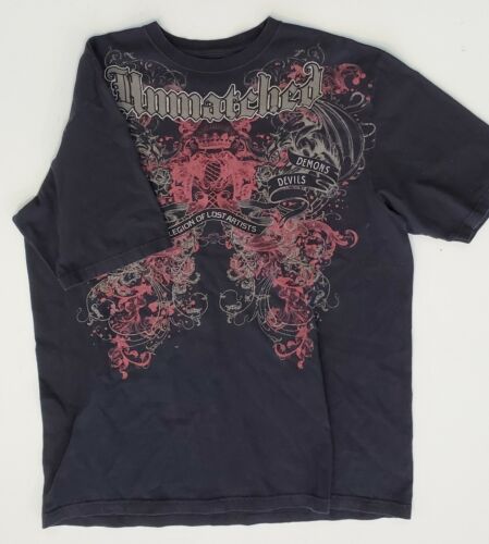 MMA by ecko unlimited shirt unmatched CA#07243 RN#93536 Red Black 3XL