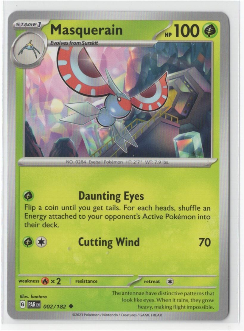 Pokemon Paradox Rift 002/182 Masquerain