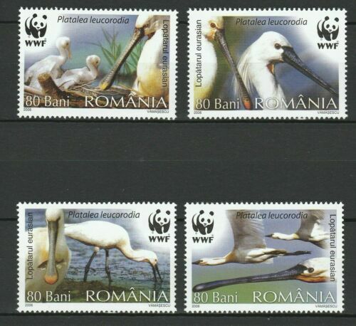Briefmarken-Set Rumänien 1993 – Prähistorische Tiere, Komplett 4911-4916, Postfrisch MNH