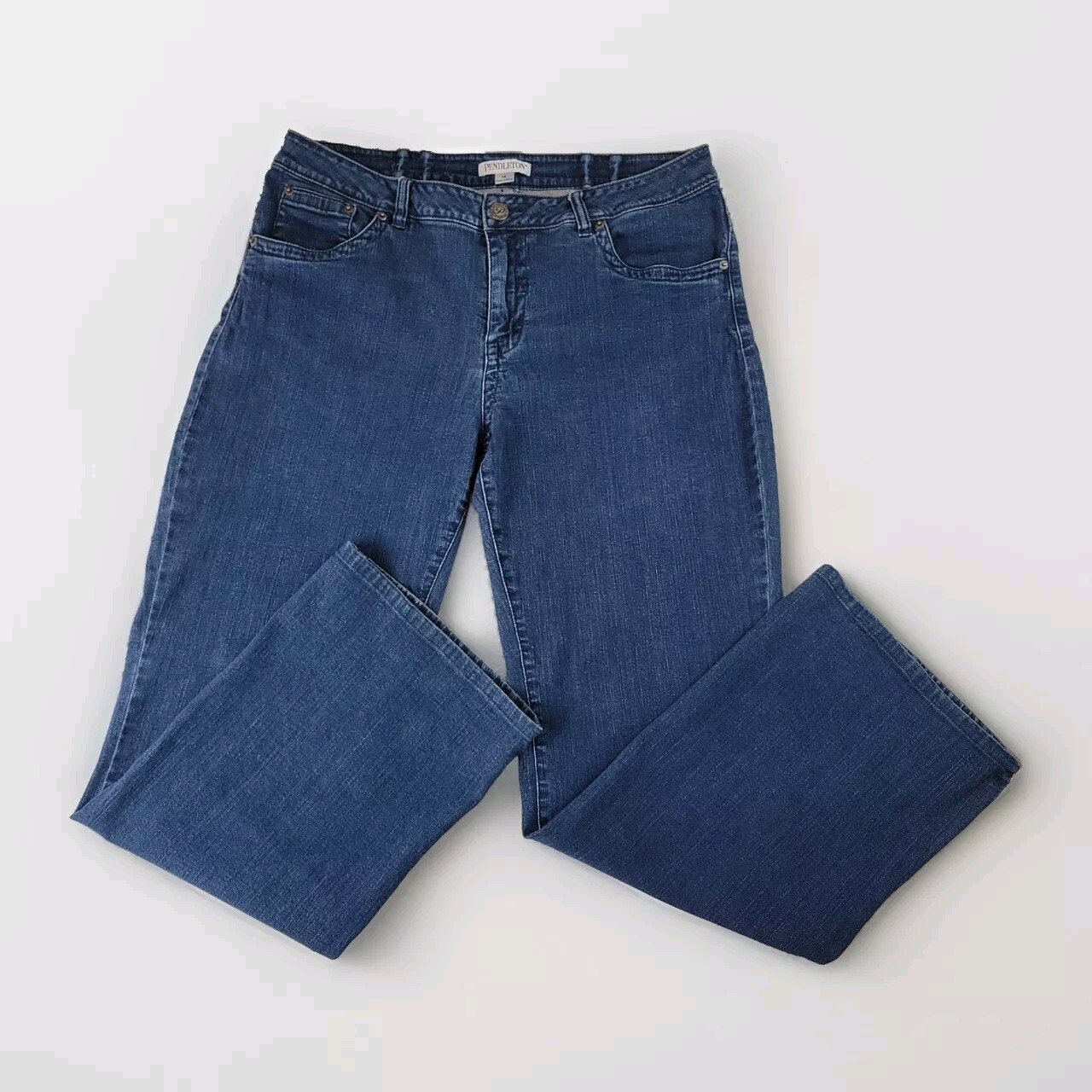 Pendleton Jeans Stretch Straight Boot Cut Size 14… - image 2