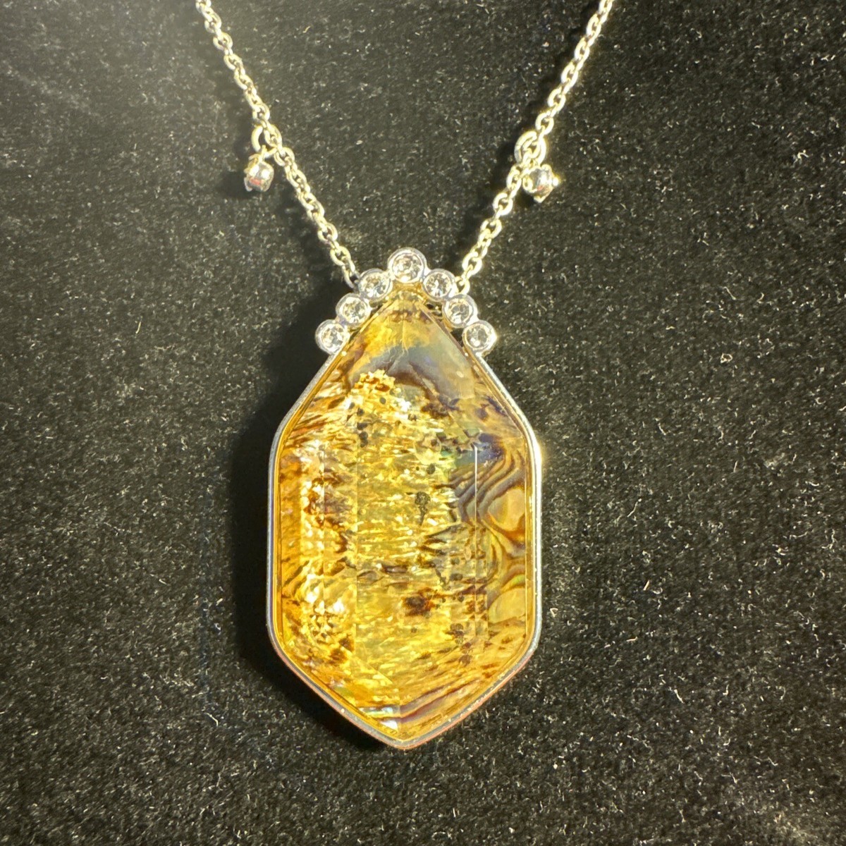 Vintage Avon 'SAQ' Stamped Necklace