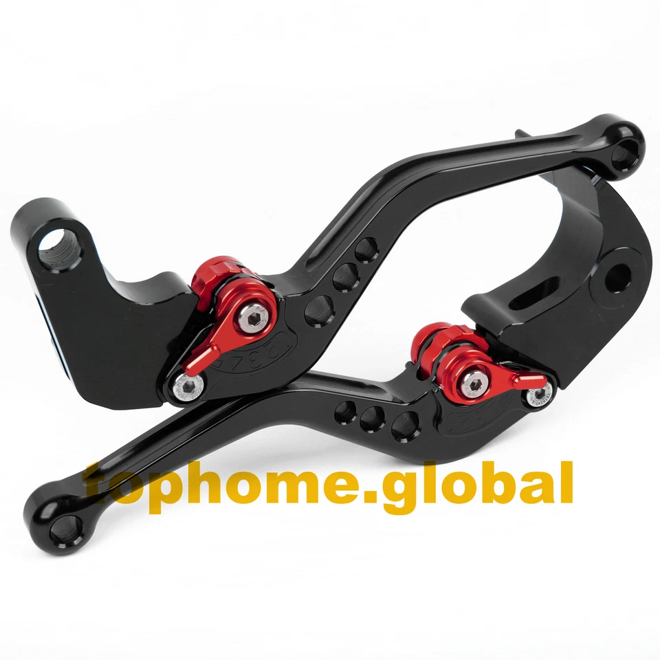Palancas de freno de embrague corto CNC negras EE. UU. 2016 para Suzuki GSXR600 GSXR750 2011-2020 Foto 3 de 4