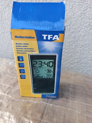 TFA 35.1102 Klimawatch  Temperatur Luftfeuchte Messgerät digital Uhr