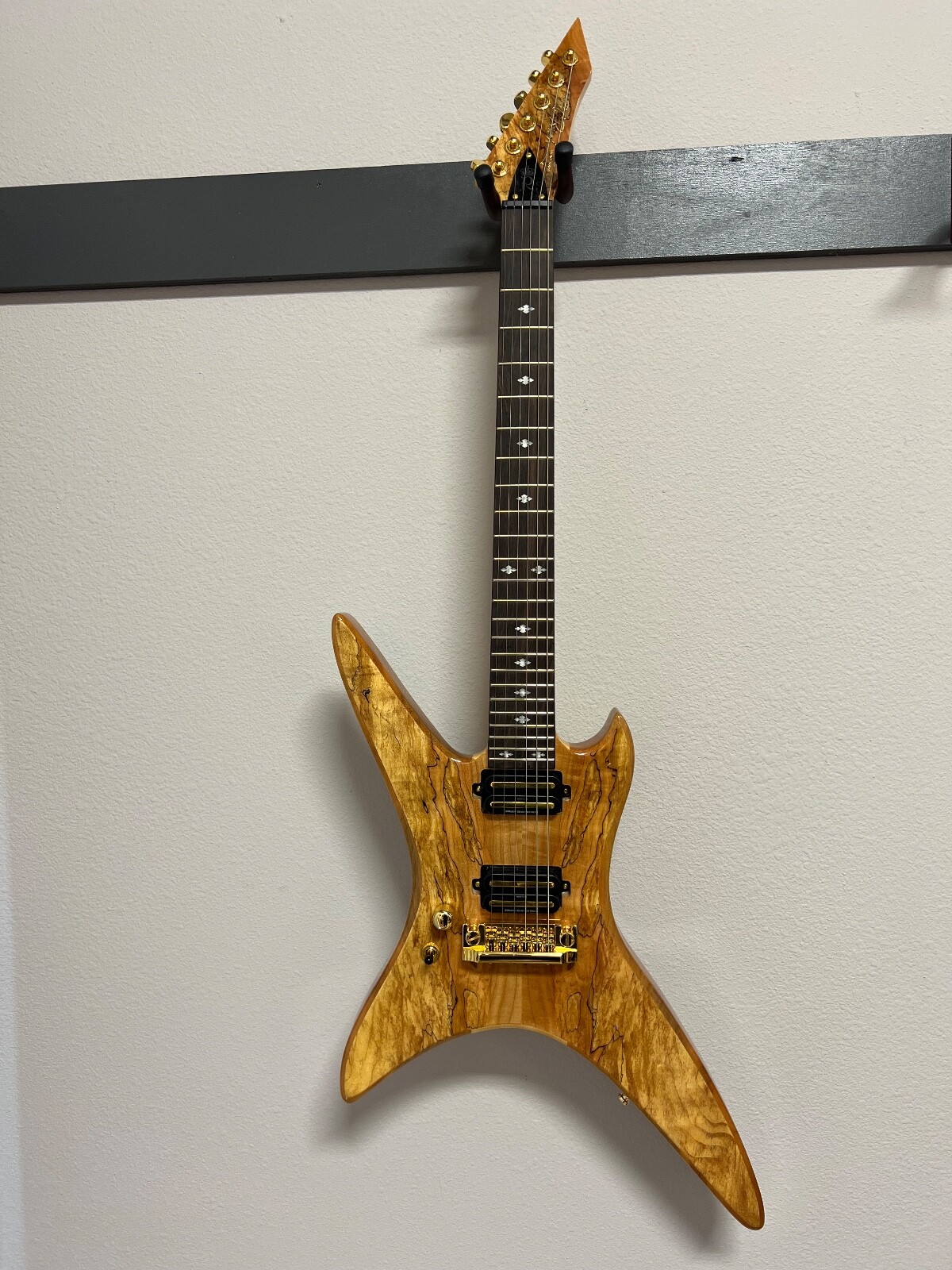 B.C. Rich Stealth Exotic Legacy Left Handed-Spalted maple-BRAND