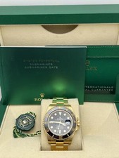 Rolex Rolex Submariner Date 41mm 126618LN 18K Yellow Gold Watch Black Bezel Dial B&P