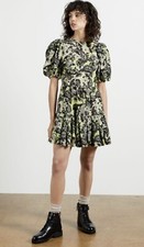 Ted Baker paisley mini Silk dress size 3 UK 12