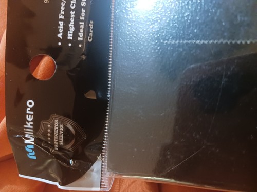 100 pieces Black Standard Card Sleeves by Mlikero - Picture 3 of 4
