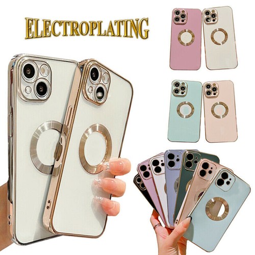 Iphone 13 12 Pro Max Luxury Case Apple Logo Plating Aesthetic Phone Cover Women Ebay