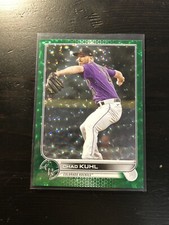 2022 Topps Update Green Foilboard #US71 Chad Kuhl /499 Rockies Card PWE