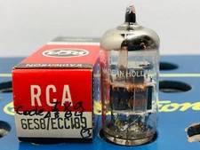 Amperex ECC189 Label RCA NOS NIB Life Test Excellent Tested Emission 100% Tube