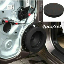 4PCS 6.5'' Car Accessories Speaker Ring Bass Door Trim Sound Insulation Cotton