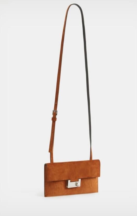 All Saints Francois Leather Crossbody Bag New With Tags Genuine Sold Out image 6