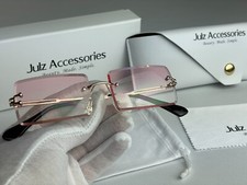 NEW: Summer Club Sunglasses with Gift Box, Case, Pouch, Cleaning Cloth Pink 