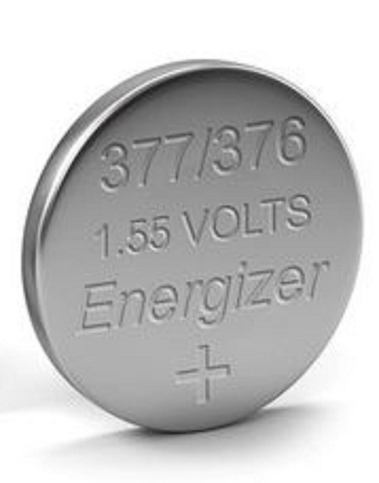Batterie Per Orologi Batterie Energizer 377/376 (SR626SW) - 5 Pezzi, Ossido D'argento 1.55V, Per Orologi E Dispositivi Piccoli Varta E39 - Foto 11