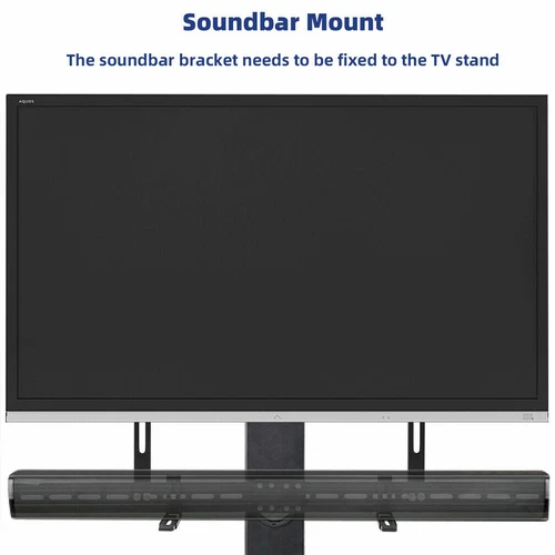 Adjustable TV Wall Bracket Soundbar Mount Holder Sound Bar Speaker Rack Universa - Picture 8 of 12
