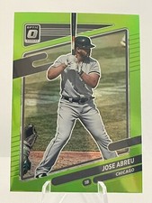 2021 Donruss Optic JOSE ABREU White Sox #131 Lime Green Prizm - MINT!
