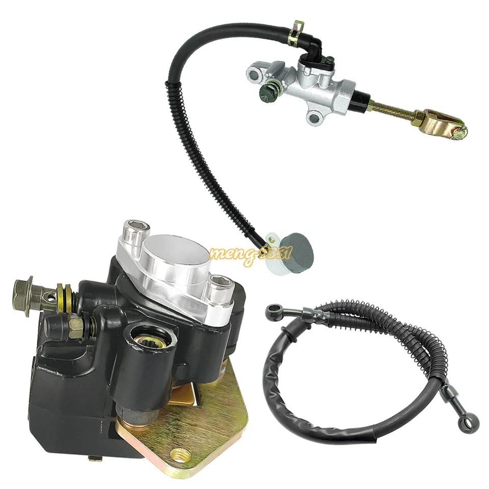 Manguera de pinza de cilindro maestro de freno trasero para Yamaha Warrior 350 YFM350X 1987-2004 Foto 2 de 4