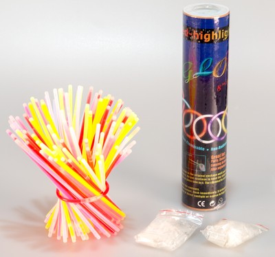 200 Knicklichter Party-Set – Bunte Leuchtstäbe Mit Verbindern Für Armbänder & Deko