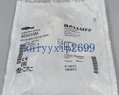 1PCS New BALLUFF proximity switch BES M18MG-PSC16F-S04G BES03RM in ...