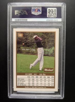 PSA9 Skybox Michael Jordan 1990 Nba Card | eBay