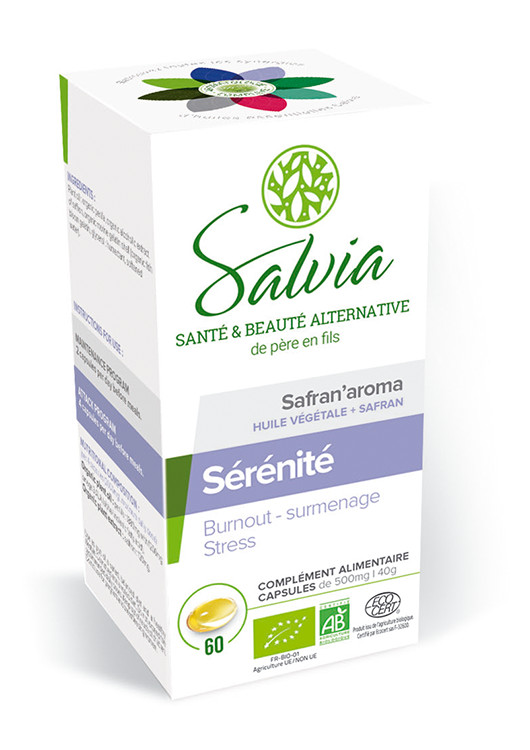 Safran Aroma - Safran Et Omega 3 Bio - 60 Capsules