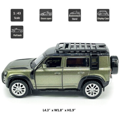Corgi Land Rover Defender ミニカー 1:43 1:43 Land Rover Defender 110 Model Car Diecast Toy Cars Toys