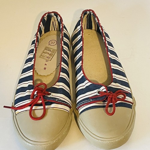 Jigsaw Ballet Flat Shoes Size 4 UK Lightly Worn Summer Holiday Seaside Travel - Picture 6 of 8