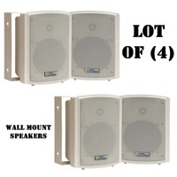 Lot Of (4) Pyle Pdwr53 5.25 Indoor/outdoor Waterproof Wall Mount Speakers on sale Lot Of (4) Pyle Pdwr53 5.25 Indoor/outdoor Waterproof Wall Mount Speakers on sale