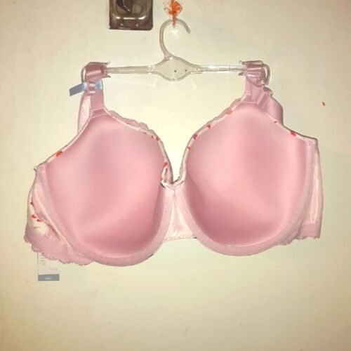 Ambrielle 40G Hearts Confetti Organic Cotton Bra & 3X Coordinating Hipster NWT - Picture 3 of 14