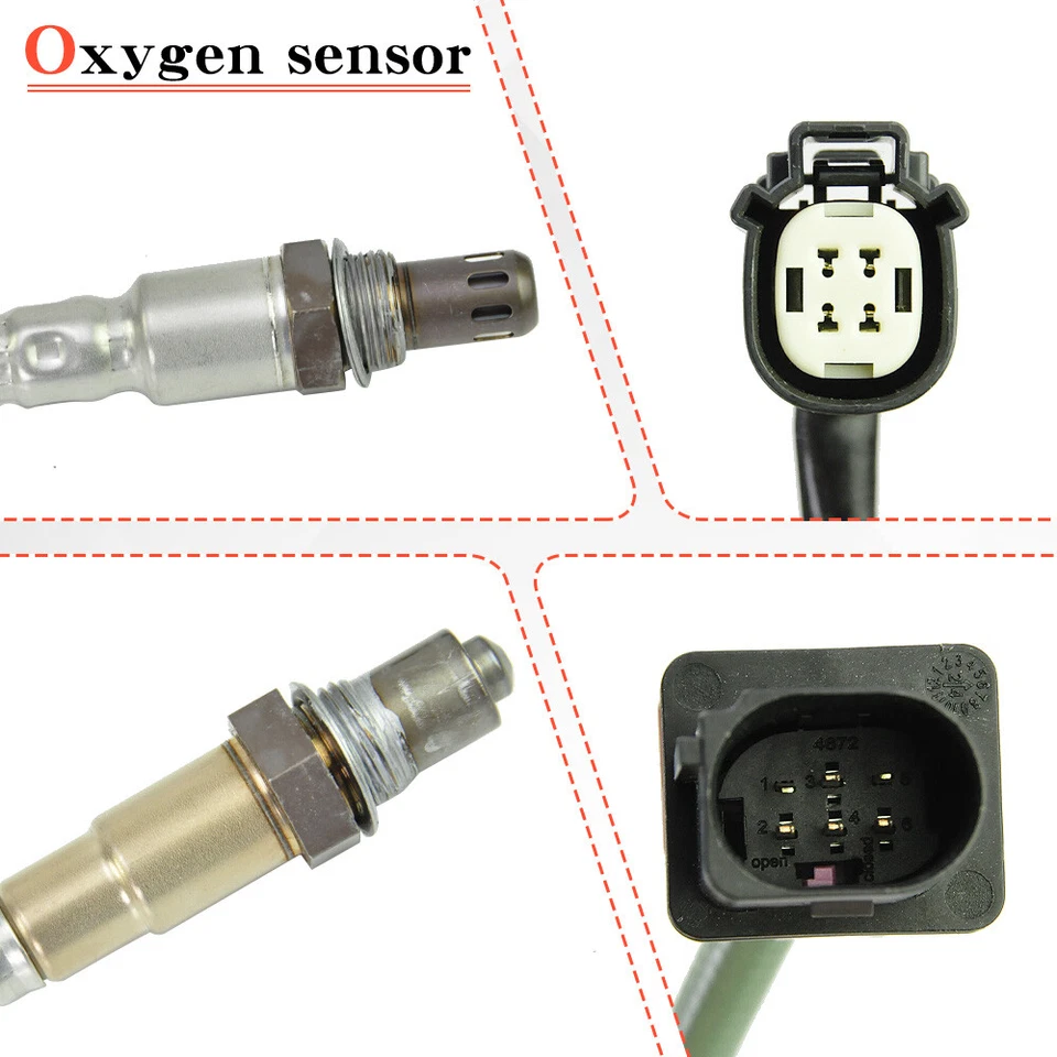 4X Sensor de oxígeno Sensor de O2 para Ford F-150 2015-2017 2,7 L V6 arriba + aguas abajo EE. UU. NUEVO Foto 3 de 4