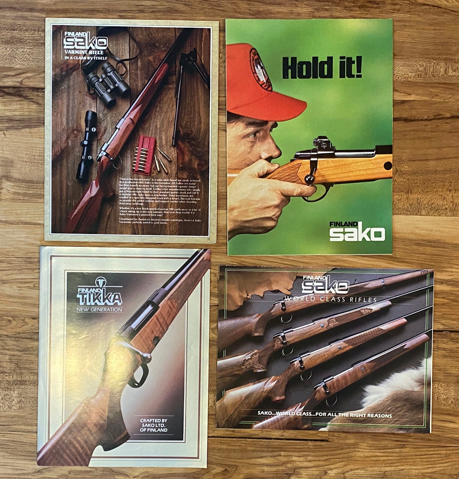Finland Sako World Class Rifles Guns Hunting Catalog/Magazine 1999